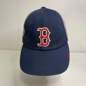 Nike Team Boston Red Sox Snapback MLB Baseball Cap Mesh Hat Adjustable OSFA